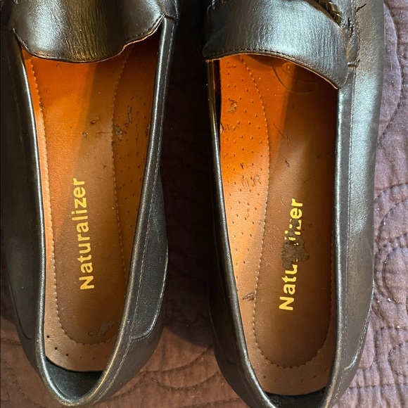 Naturalizer Women's Black Tassel Loafers Size 8 Leather Upper Preppy Traditional - Picture 6 of 7